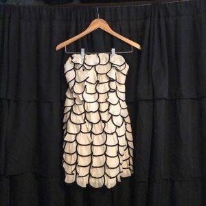 Leifsdottir strapless cocktail dress